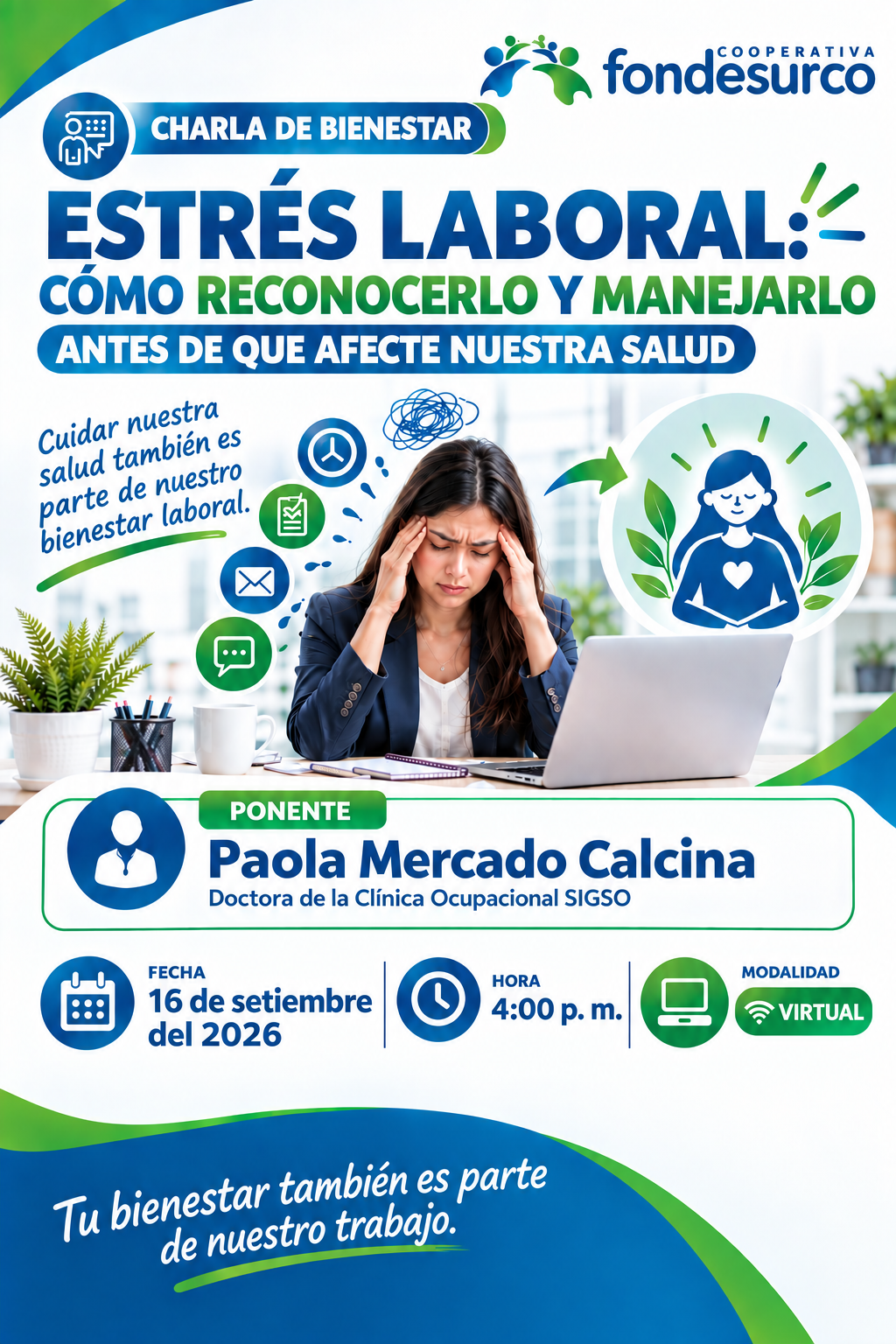ESTRÉS LABORAL: RECONOCE LAS SEÑALES Y PREVIENE EL AGOTAMIENTO   TH09-2
